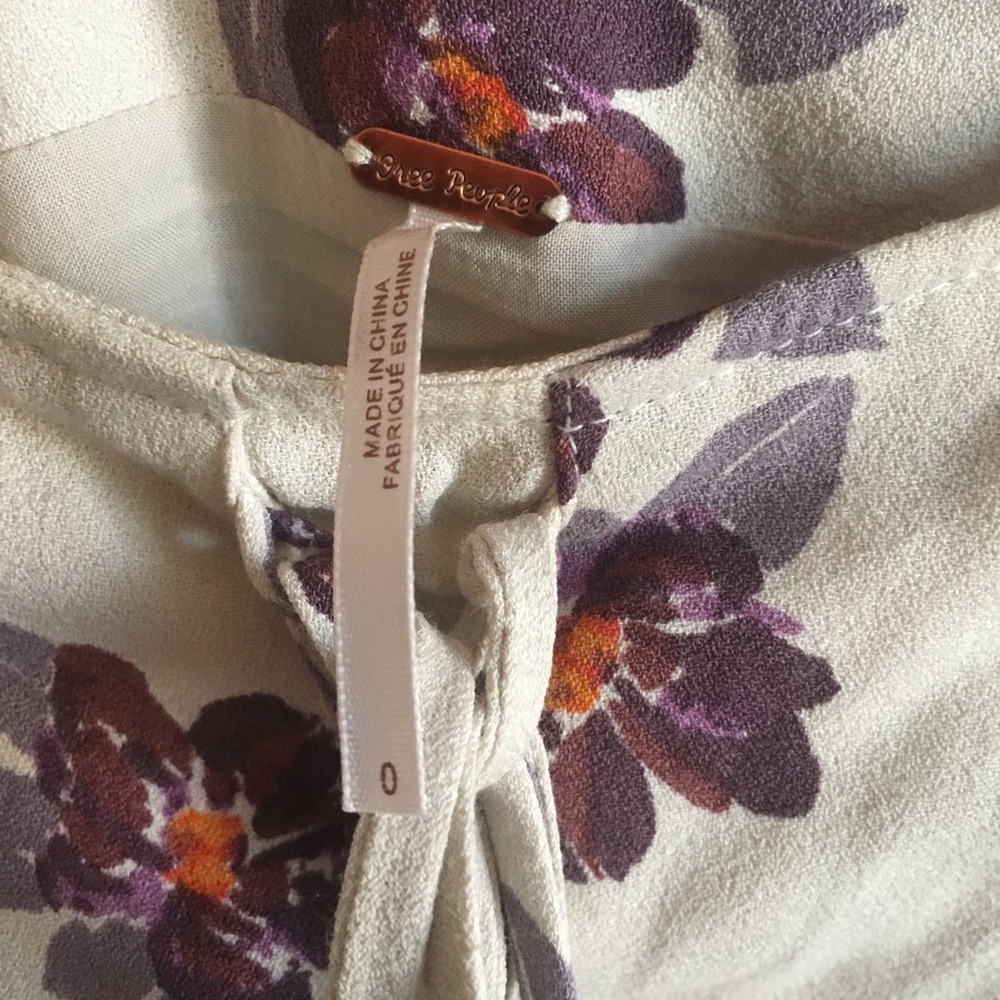 Free People Floral Print Skirt - Picture 2 of 6